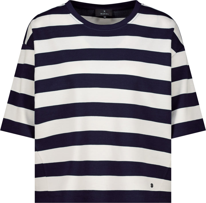 Sweatshirt, marine ringel 756 Bild 1