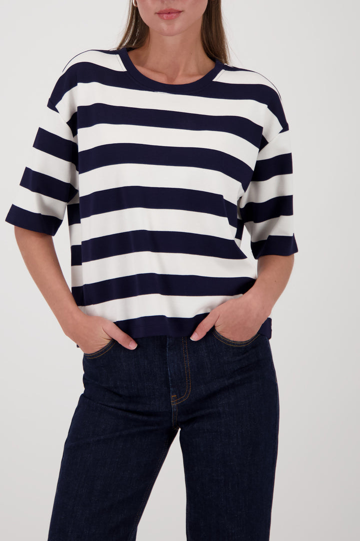 Sweatshirt, marine ringel 756 Bild 2