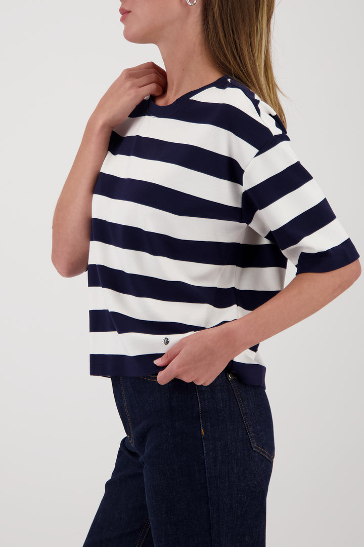 Sweatshirt, marine ringel 756 Bild 3