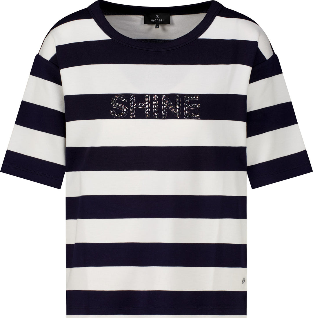 Sweatshirt, marine ringel 756 Bild 1