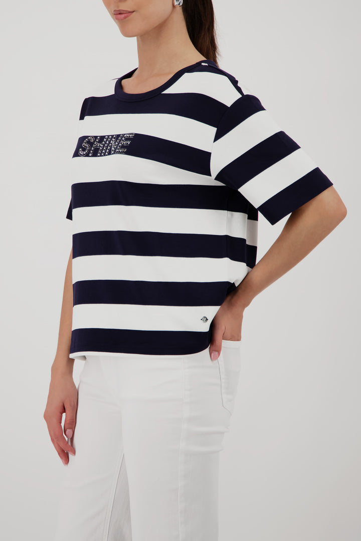 Sweatshirt, marine ringel 756 Bild 3