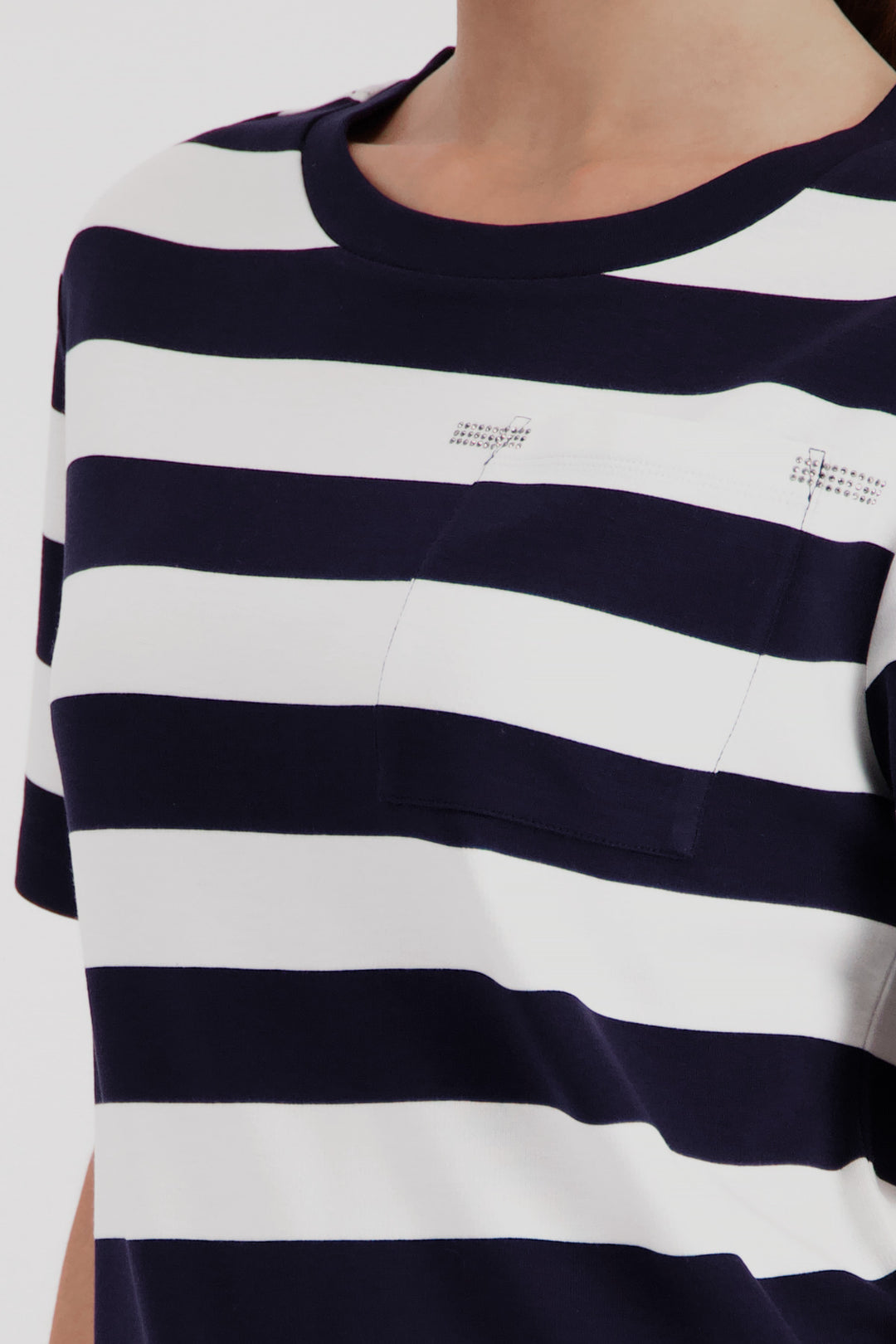 Sweatshirt, marine ringel 756 Bild 5