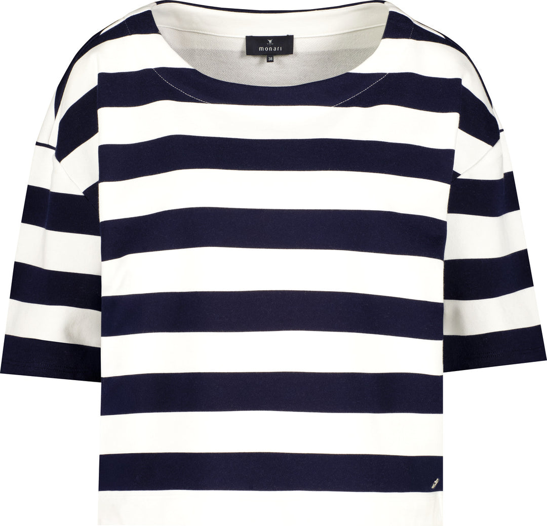 Sweatshirt, marine ringel 756 Bild 1