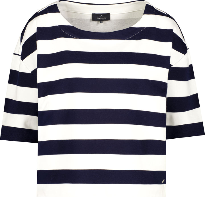 Sweatshirt, marine ringel 756 Bild 1