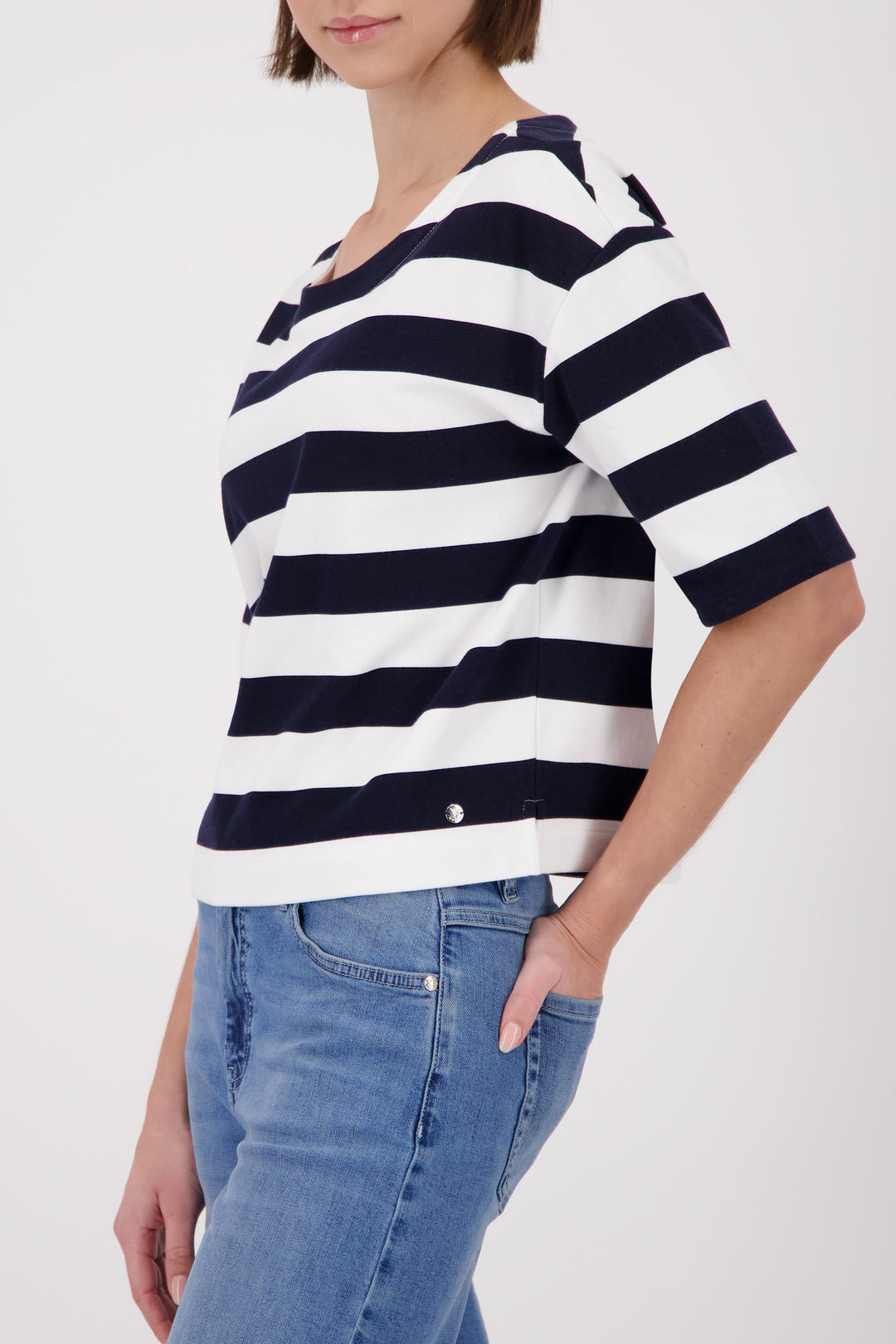 Sweatshirt, marine ringel 756 Bild 3
