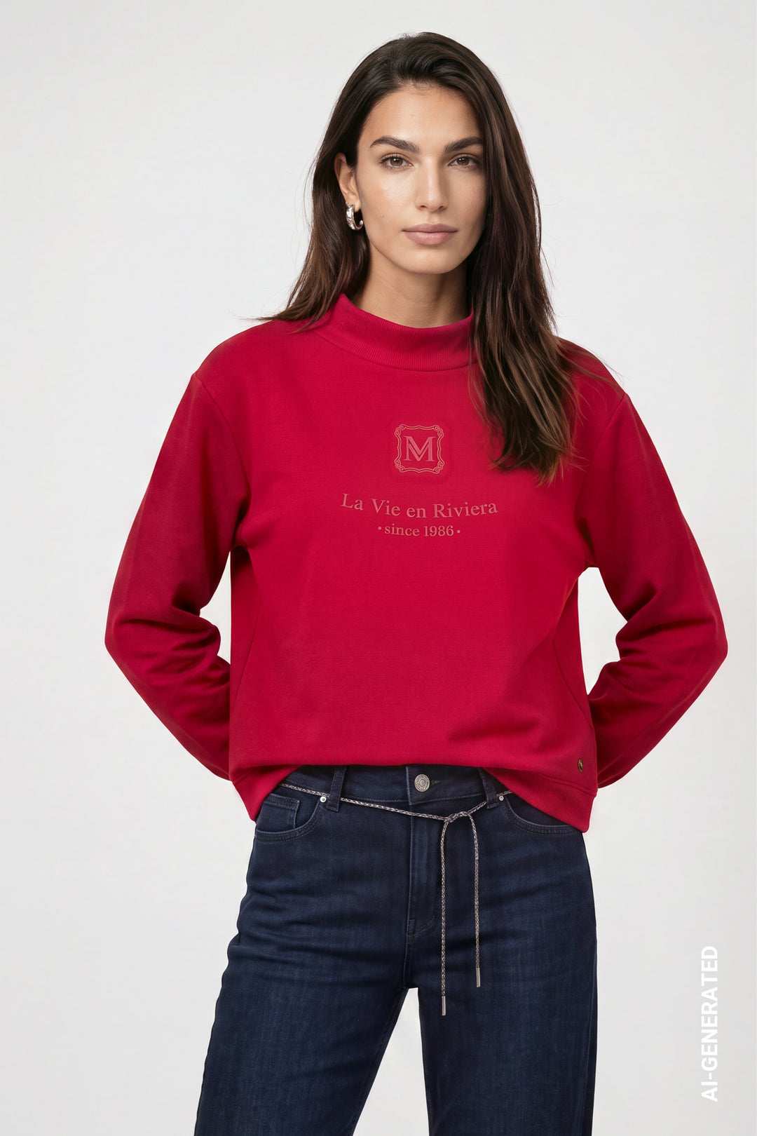 Sweatshirt, red dahlia 319 Bild 2