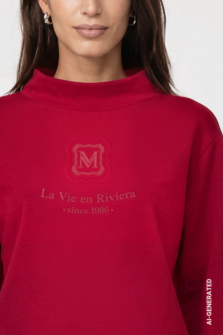 Sweatshirt, red dahlia 319 Bild 5