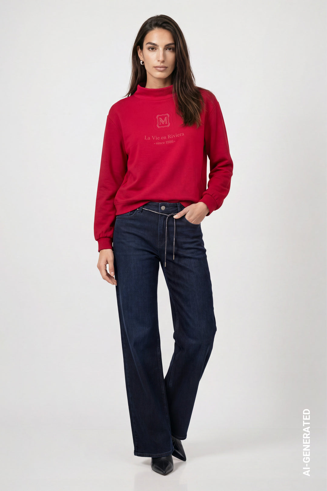 Sweatshirt, red dahlia 319 Bild 6