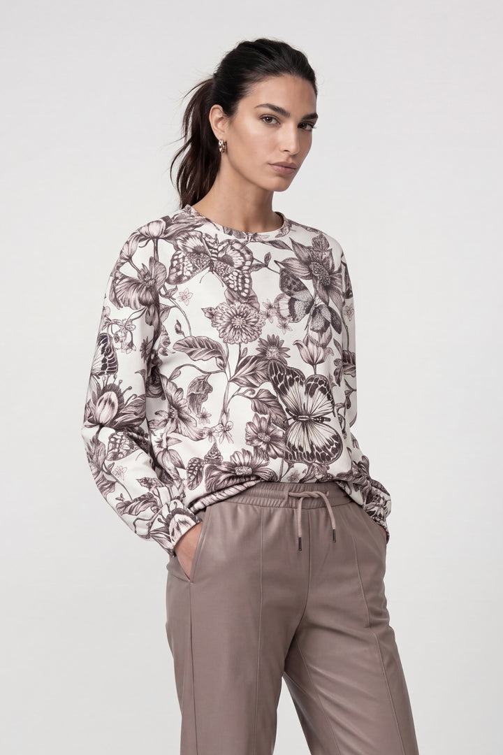 Sweatshirt, taupe gemustert 581 Bild 3