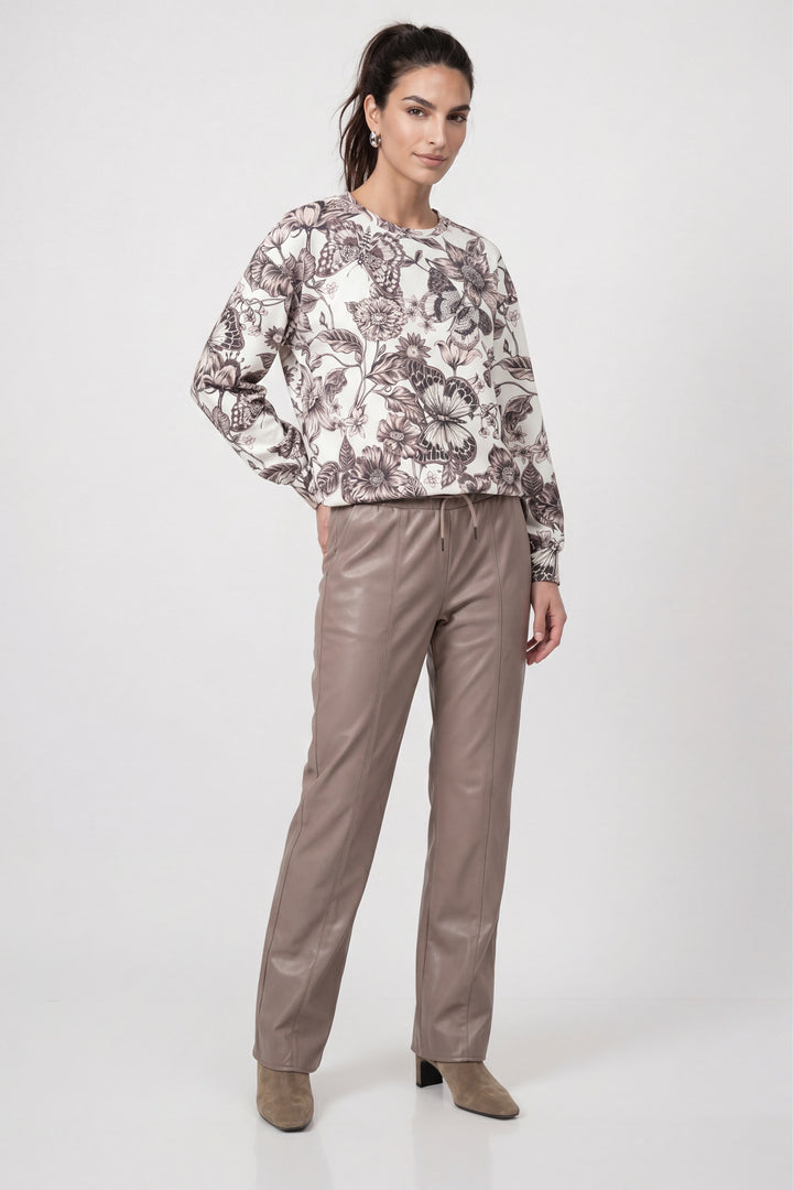 Sweatshirt, taupe gemustert 581 Bild 6