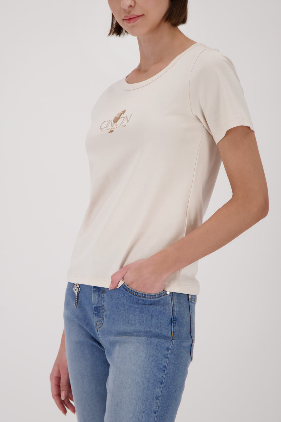 T-Shirt, champagne beige 124 Bild 3