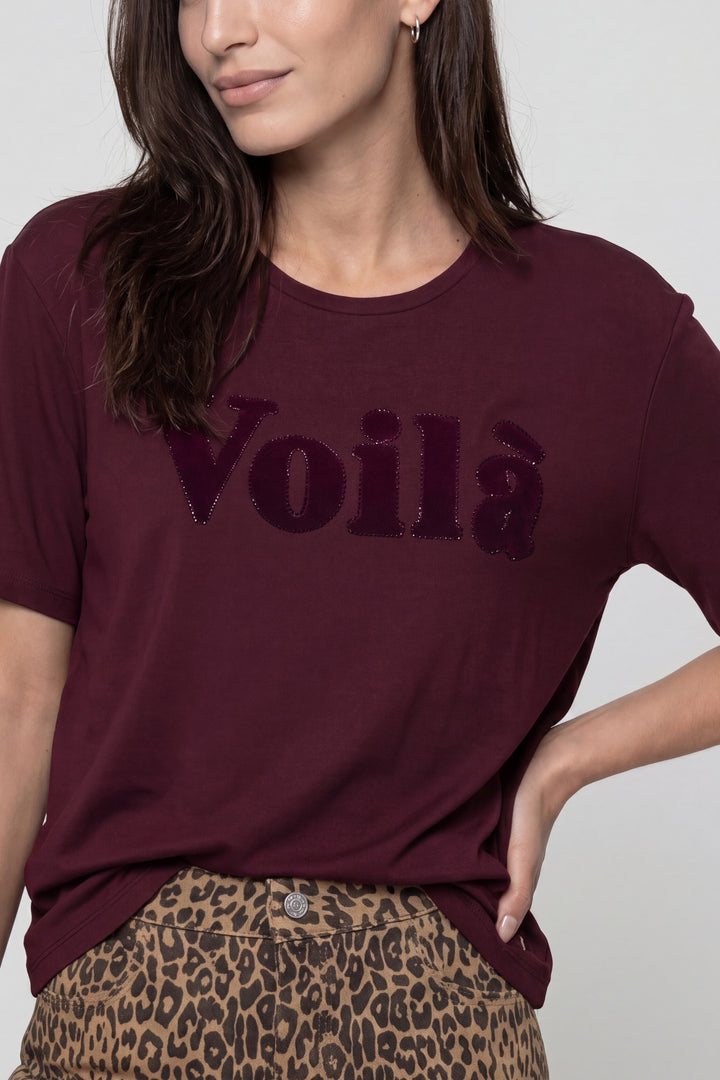T-Shirt, dark bordeaux 316 Bild 5