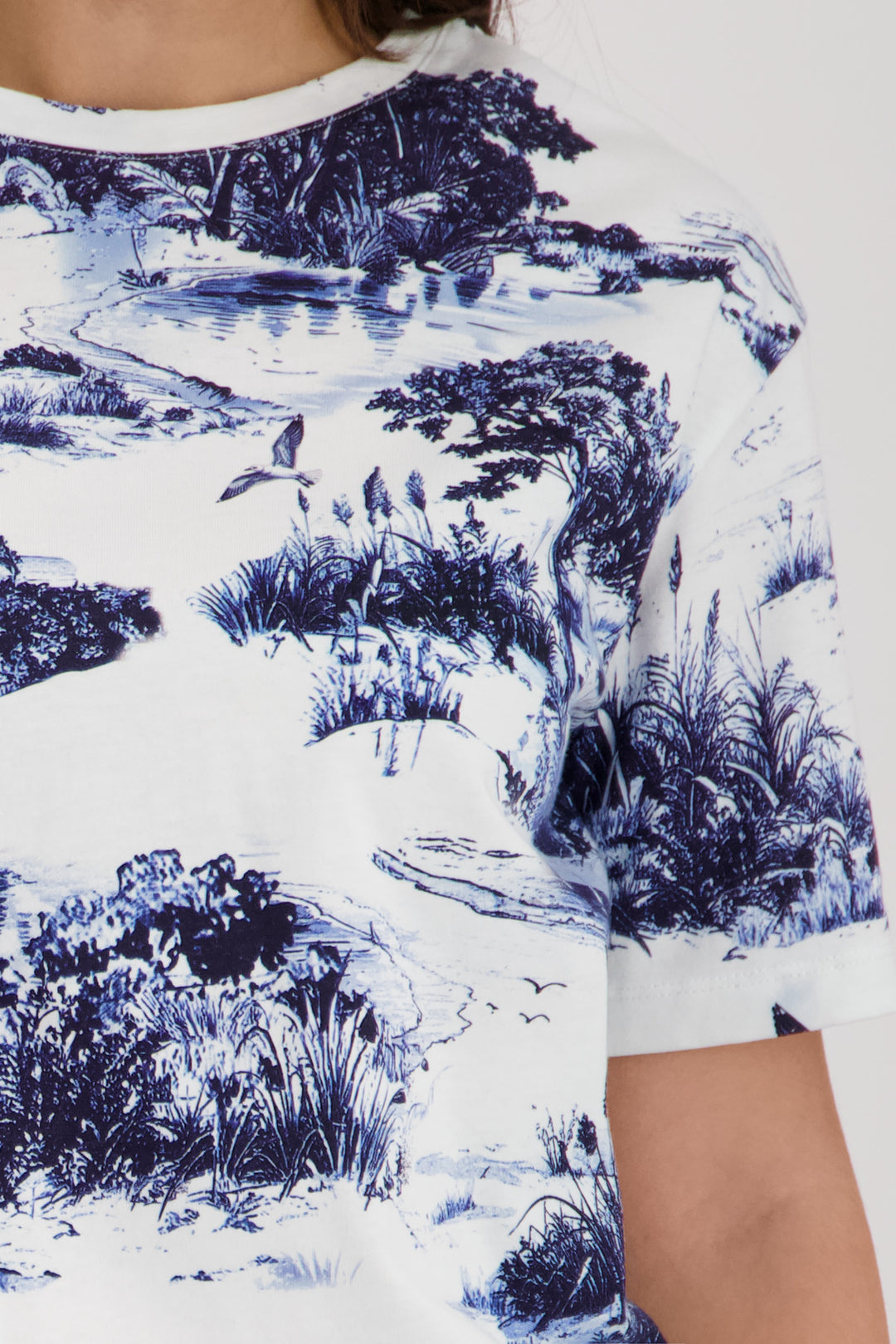 T-Shirt, marine gemustert 757 Bild 5