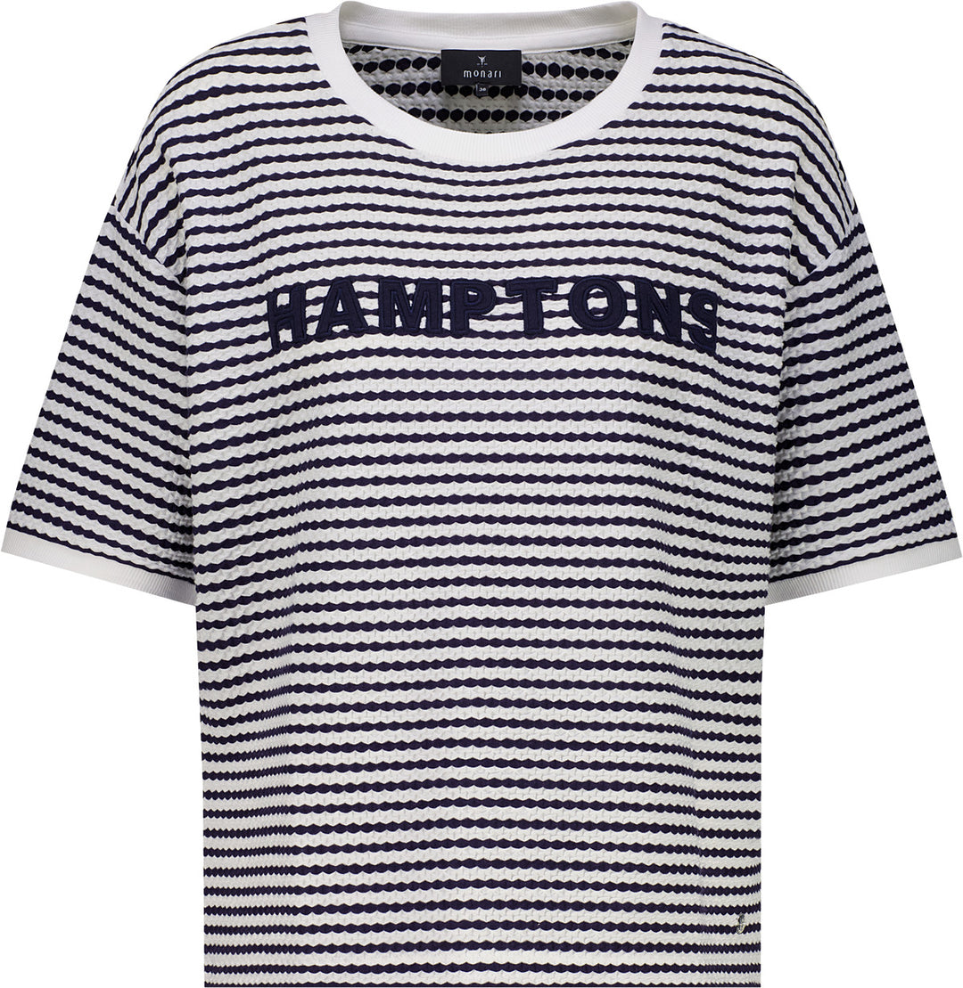 T-Shirt, marine ringel 756 Bild 1