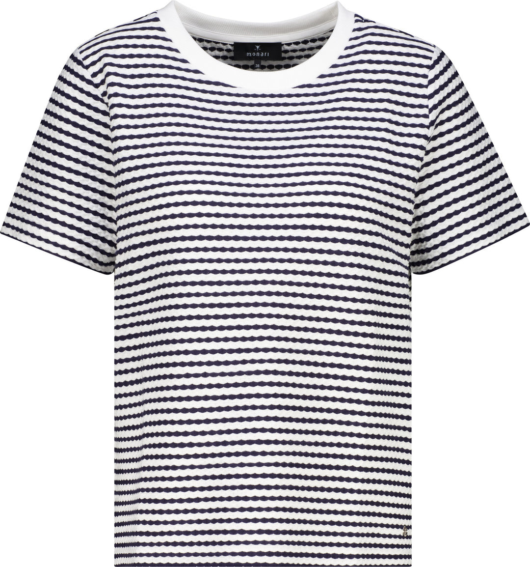 T-Shirt, marine ringel 756 Bild 1