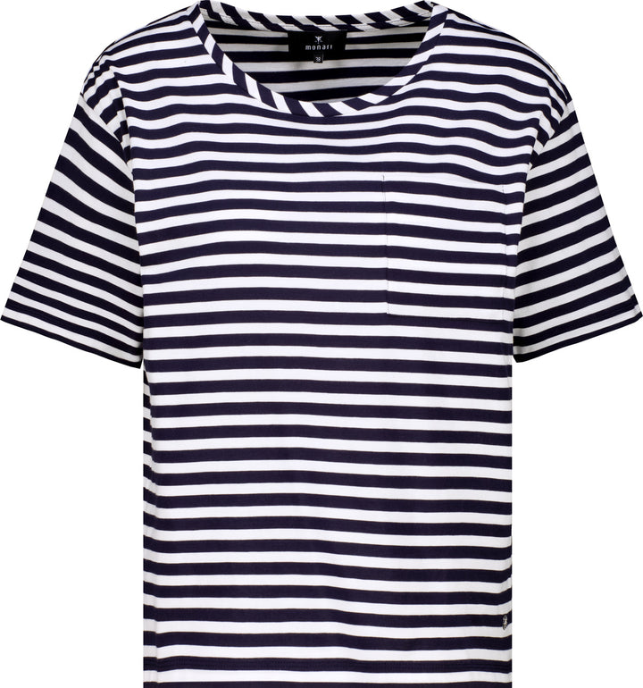 T-Shirt, marine ringel 756 Bild 1