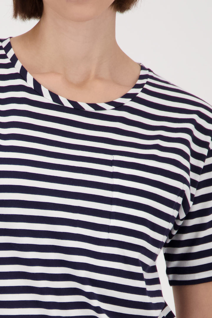 T-Shirt, marine ringel 756 Bild 5