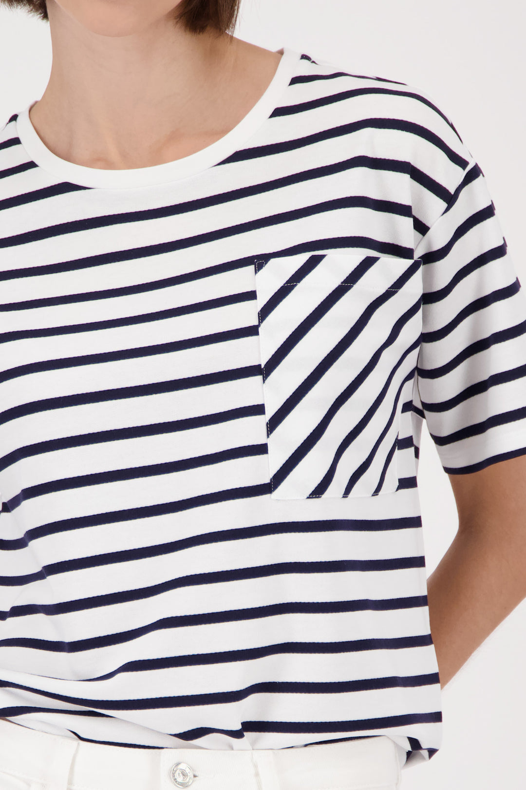 T-Shirt, marine ringel 756 Bild 5