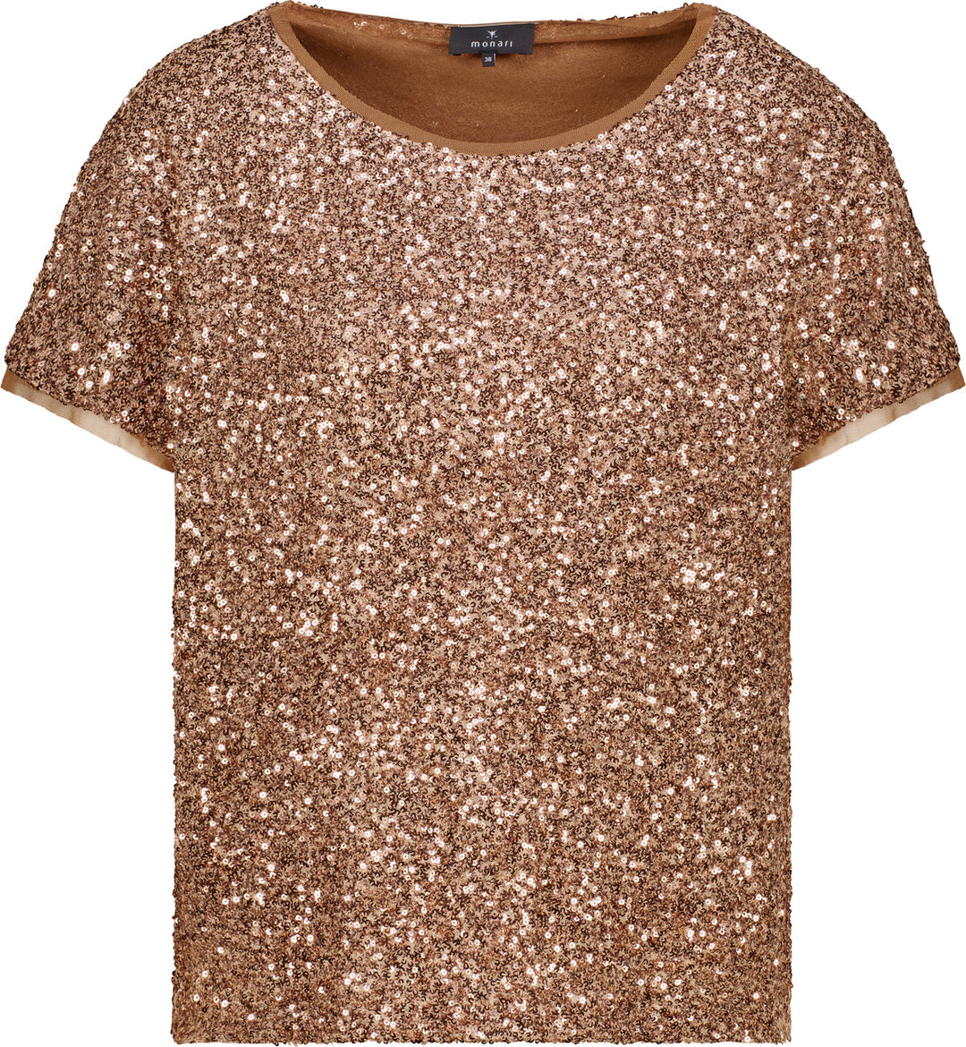 T-Shirt, mocca 523 Bild 1