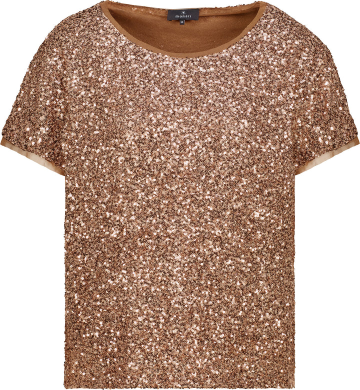 T-Shirt, mocca 523 Bild 1
