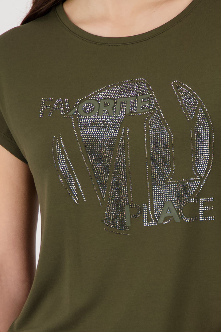T-Shirt, olive 618 Bild 5