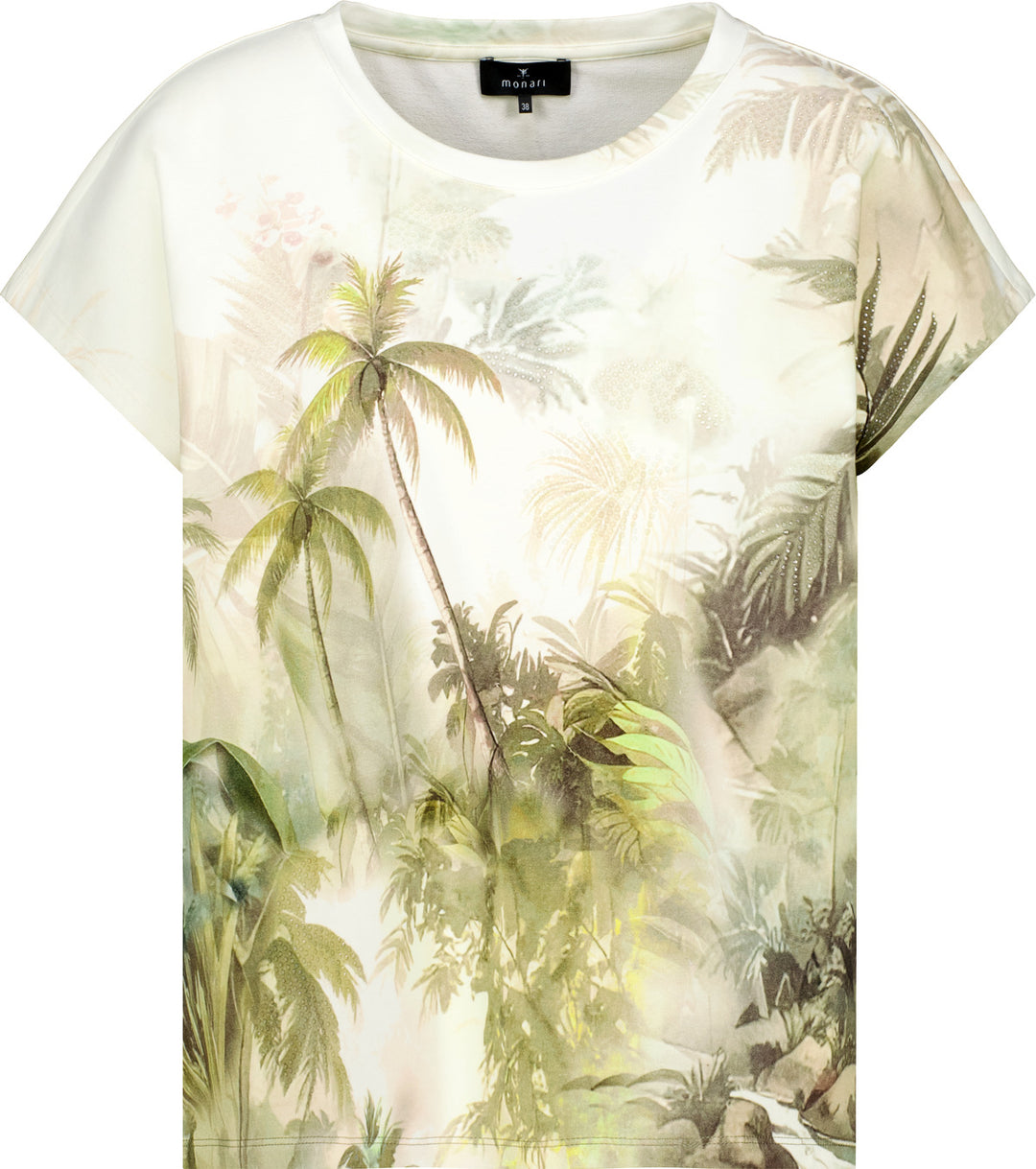 T-Shirt, olive gemustert 620 Bild 1