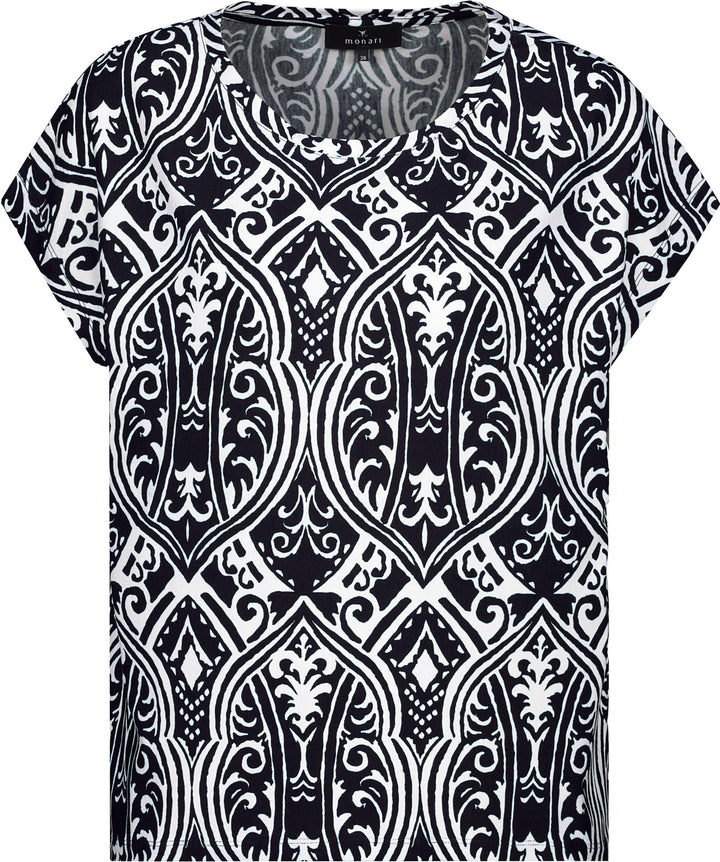 T-Shirt, schwarz gemustert 997 Bild 1