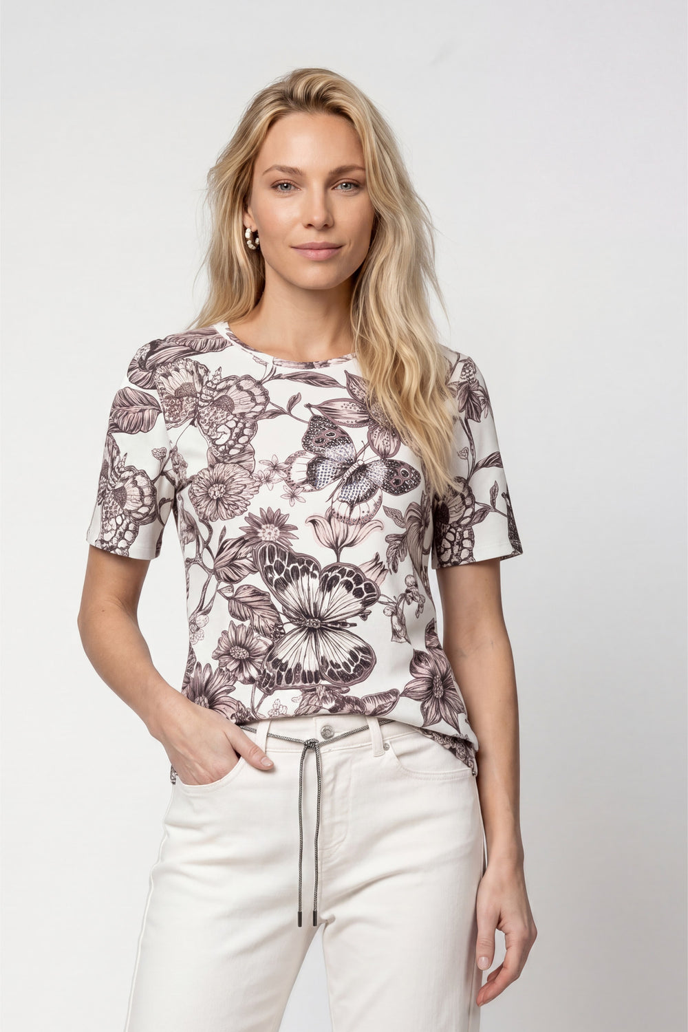 T-Shirt, taupe gemustert 581 Bild 2