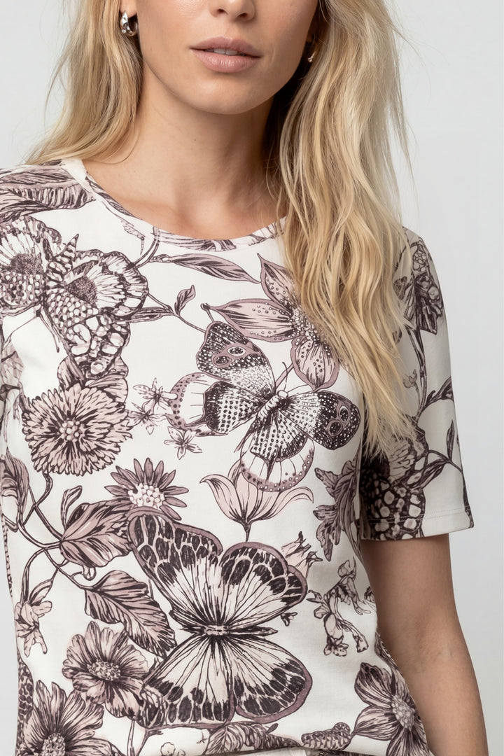 T-Shirt, taupe gemustert 581 Bild 5