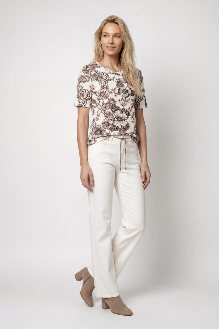T-Shirt, taupe gemustert 581 Bild 6