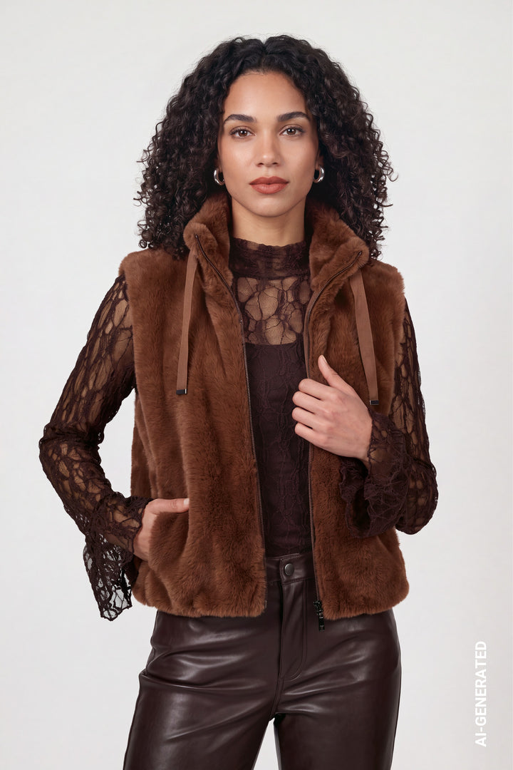 Weste, chocolate brown 557 Bild 2