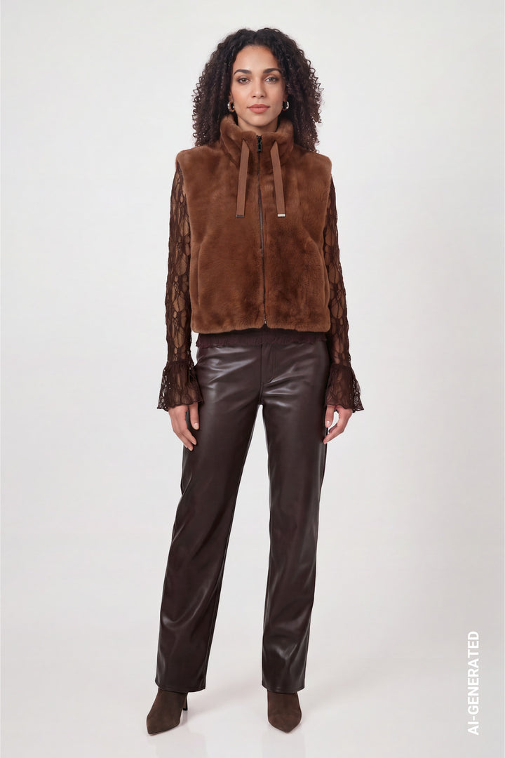 Weste, chocolate brown 557 Bild 6