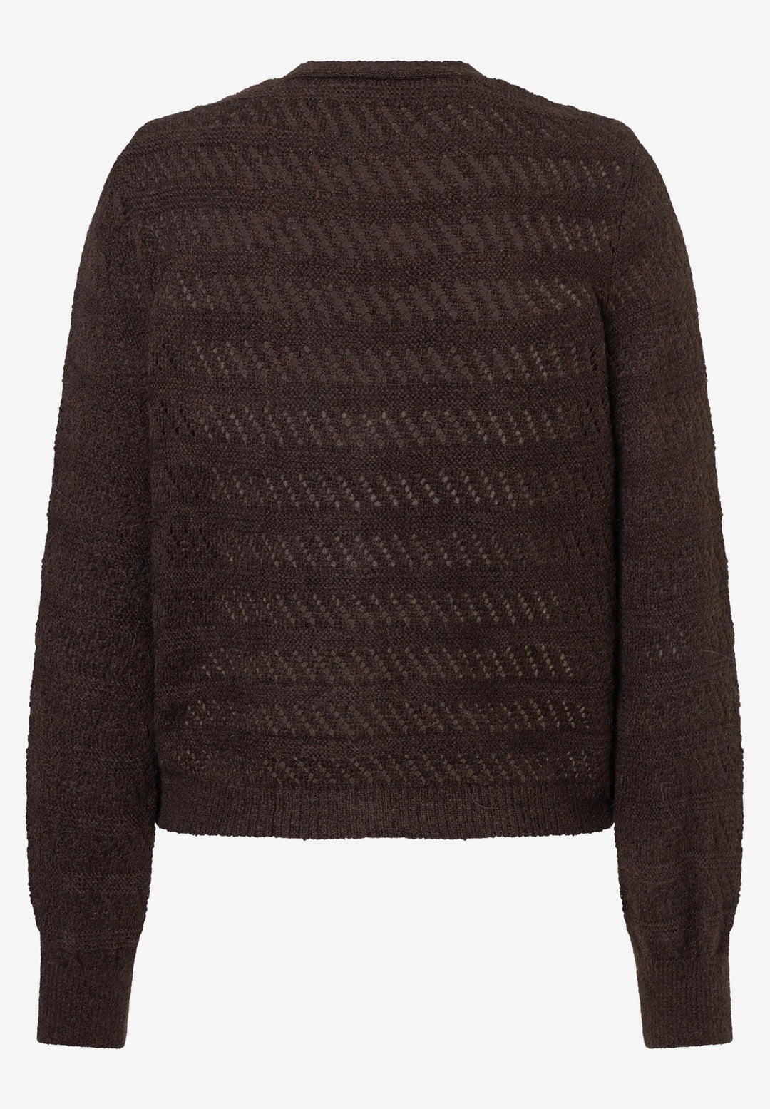 Ajour Cardigan, espresso brown 0279 Bild 2