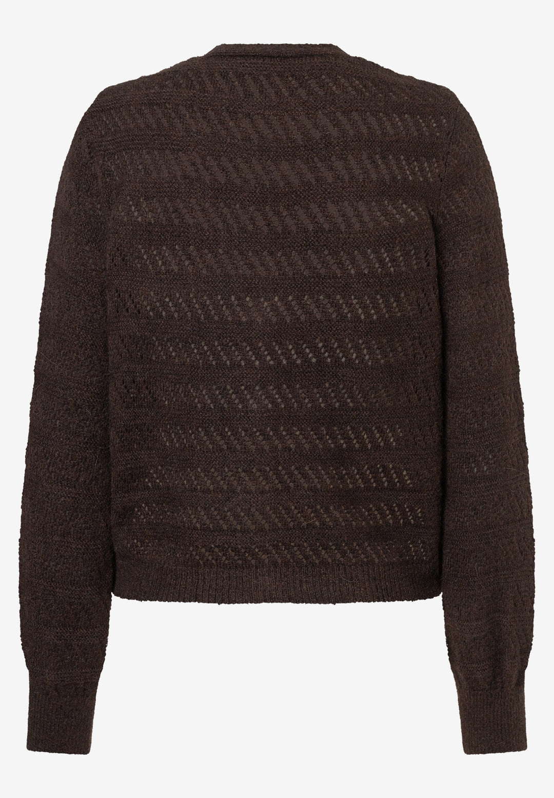 Ajour Cardigan, espresso brown 0279 Bild 2