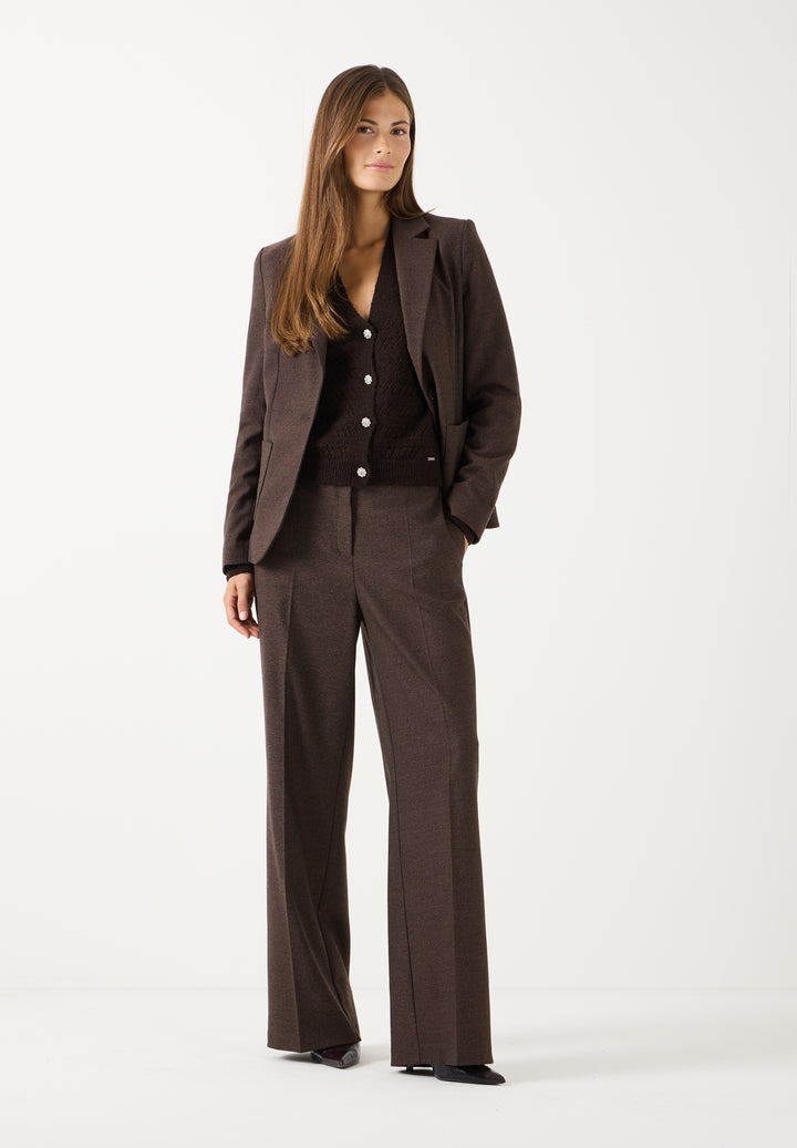 Ajour Cardigan, espresso brown 0279 Bild 4