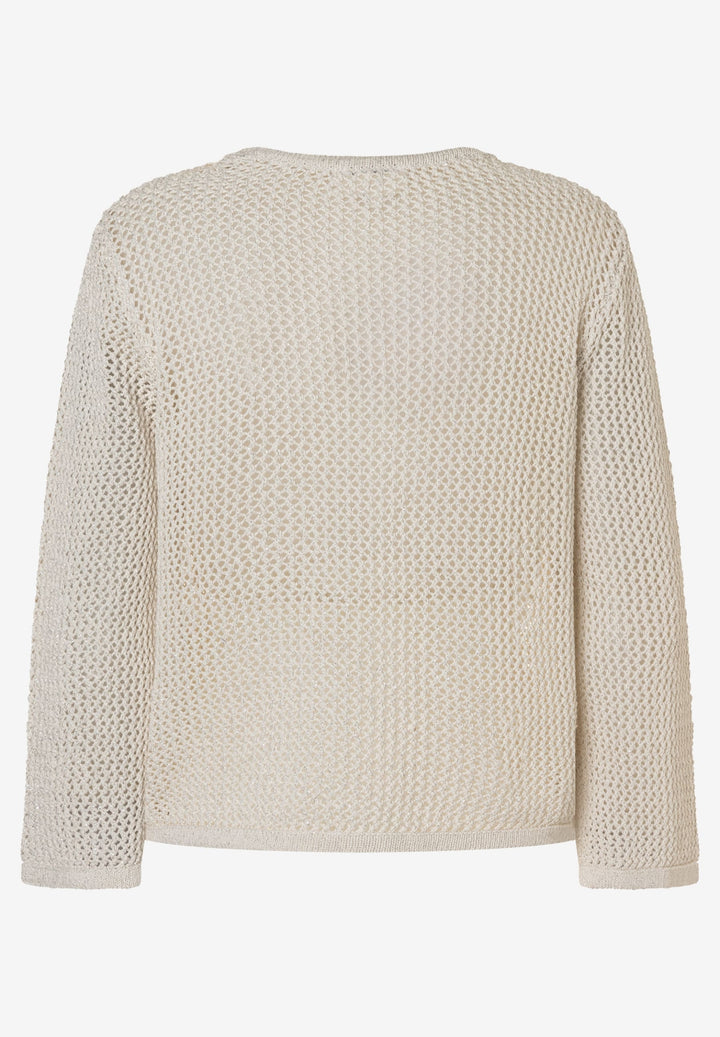 Ajour Pullover with Glitter-Effect, soft vanilla 0052 Bild 2