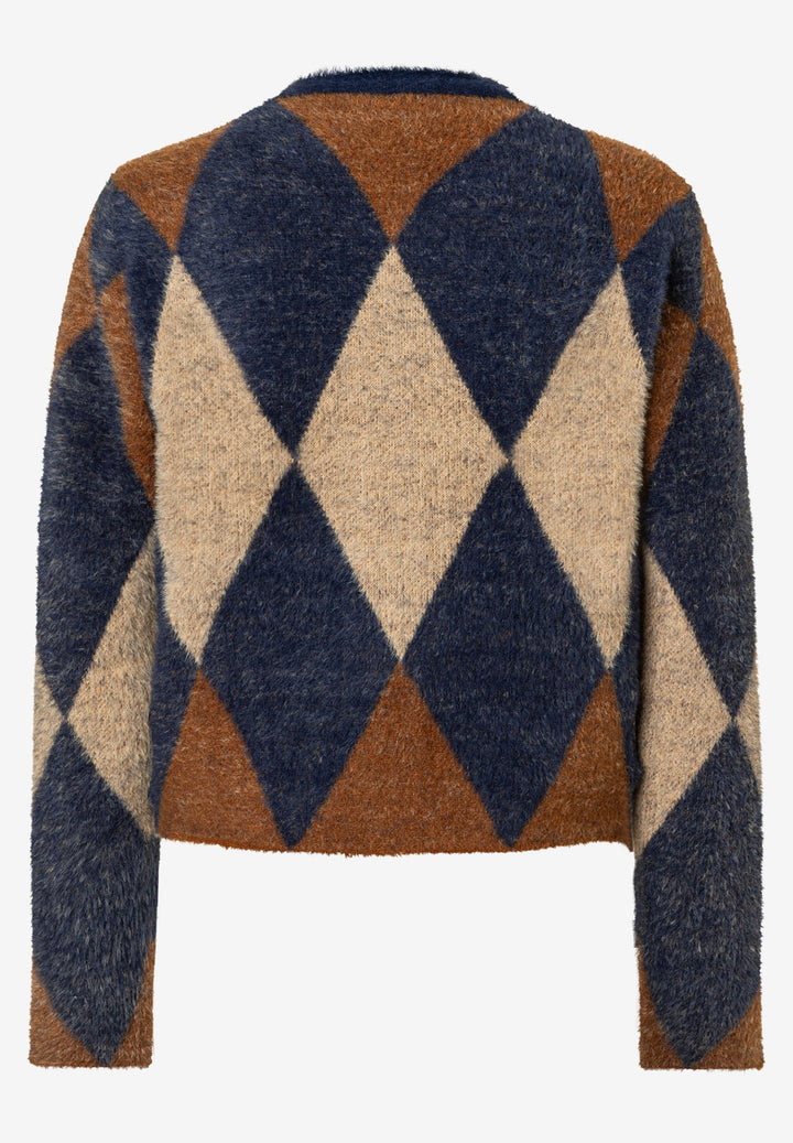 Argyle Cardigan, argyle knit 3350 Bild 2