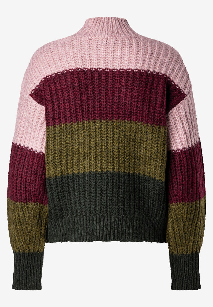 Block Stripe Knit Pullover, block stripe knit pullover 4561 Bild 2
