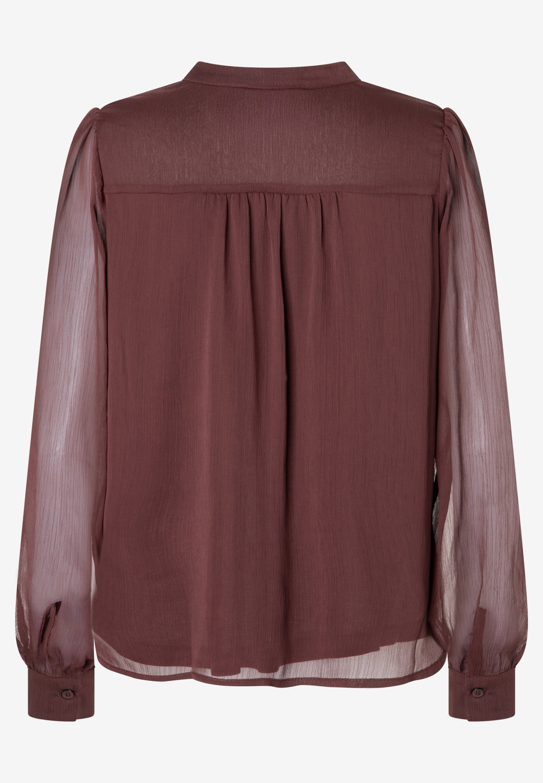 Blouse with Pleats, raisin brown 0284 Bild 2