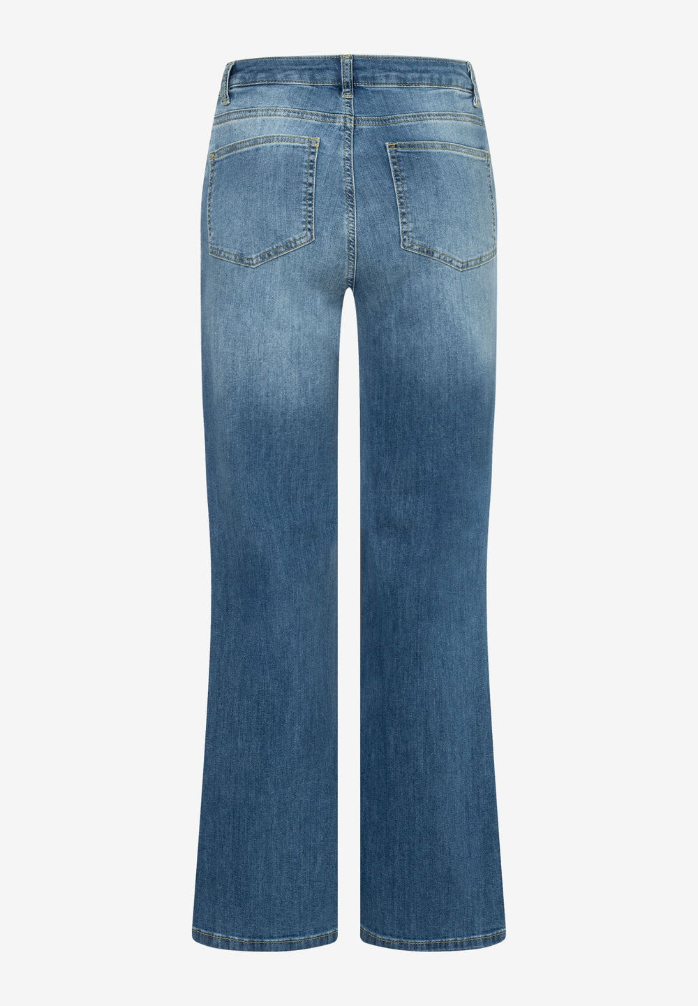Blue Denim Flared Jeans, middle blue denim 0962 Bild 2