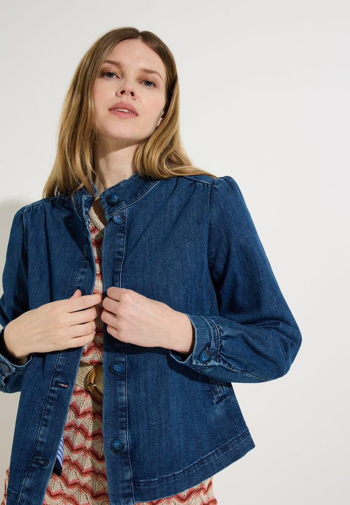 Blue Denim Jacket, middle blue denim 0962 Bild 3