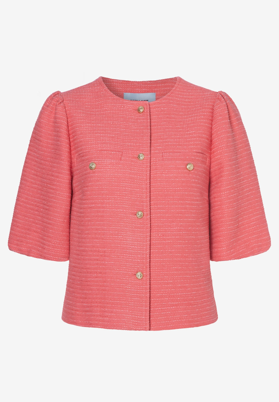 Bouclé Jacket w Balloon Sleeve, faded rose 0865 Bild 1