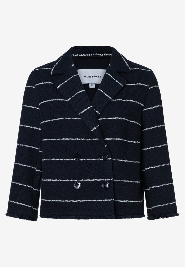 Bouclé Stripe Blazer, boucle stripe 2373 Bild 1