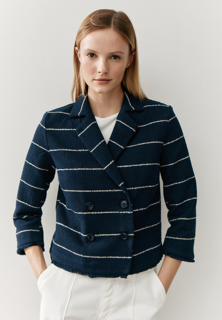 Bouclé Stripe Blazer, boucle stripe 2373 Bild 3
