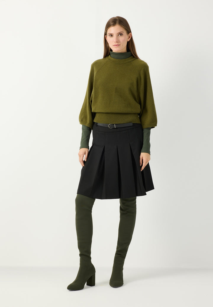 Boxy Pullover, 3/4 Sleeve, modern green 0642 Bild 4