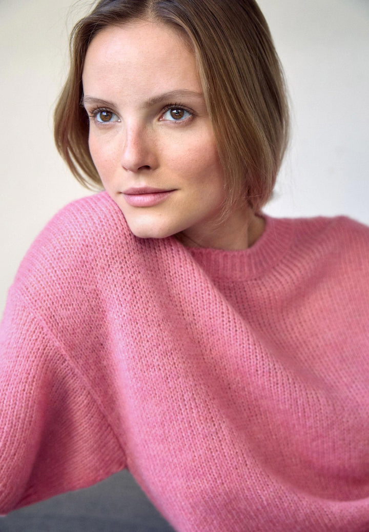 Cape-Pullover, 3/4 Sleeve, berry rose 0819 Bild 4