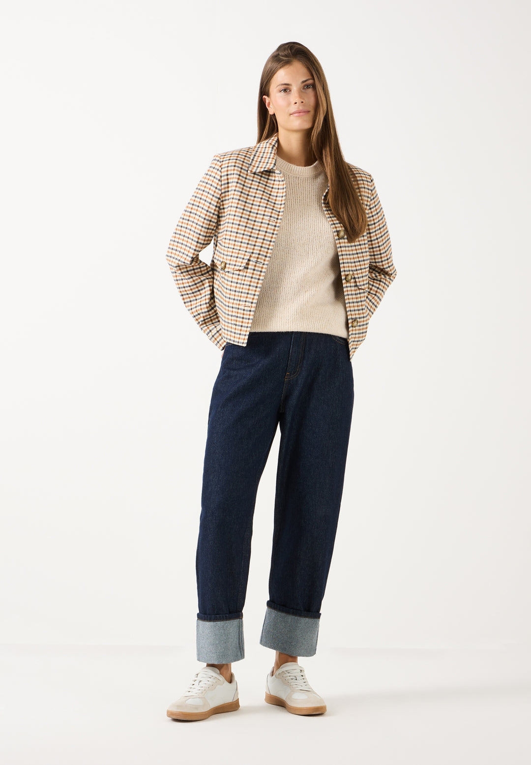 Cape-Pullover, 3/4 Sleeve, powder cream 0031 Bild 4