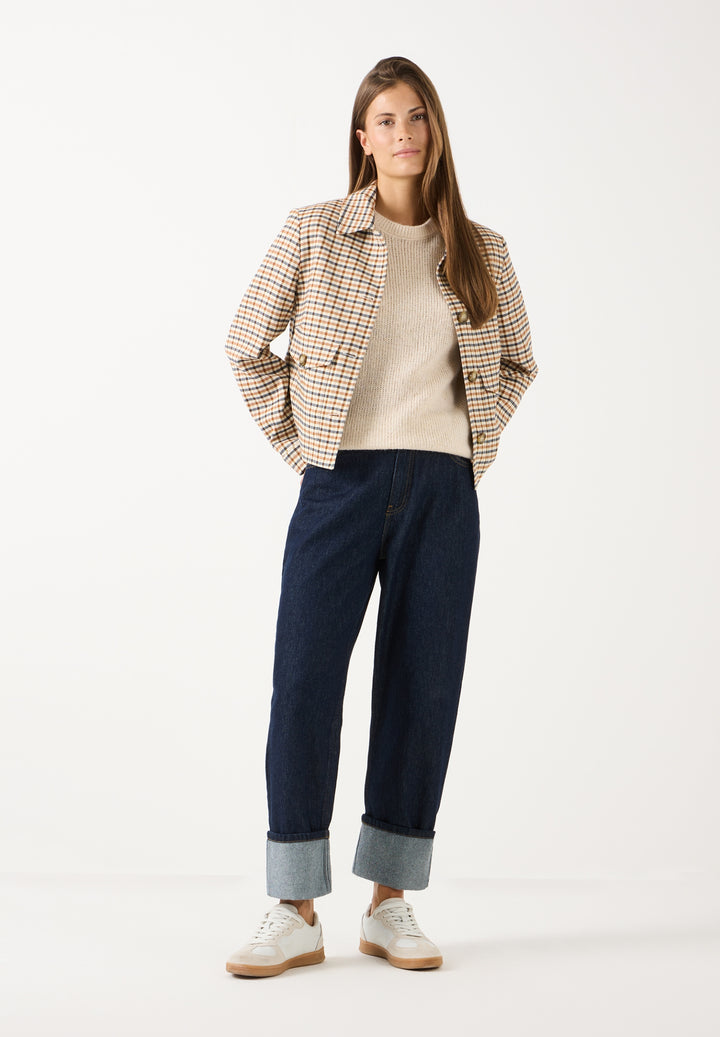 Cape-Pullover, 3/4 Sleeve, powder cream 0031 Bild 4