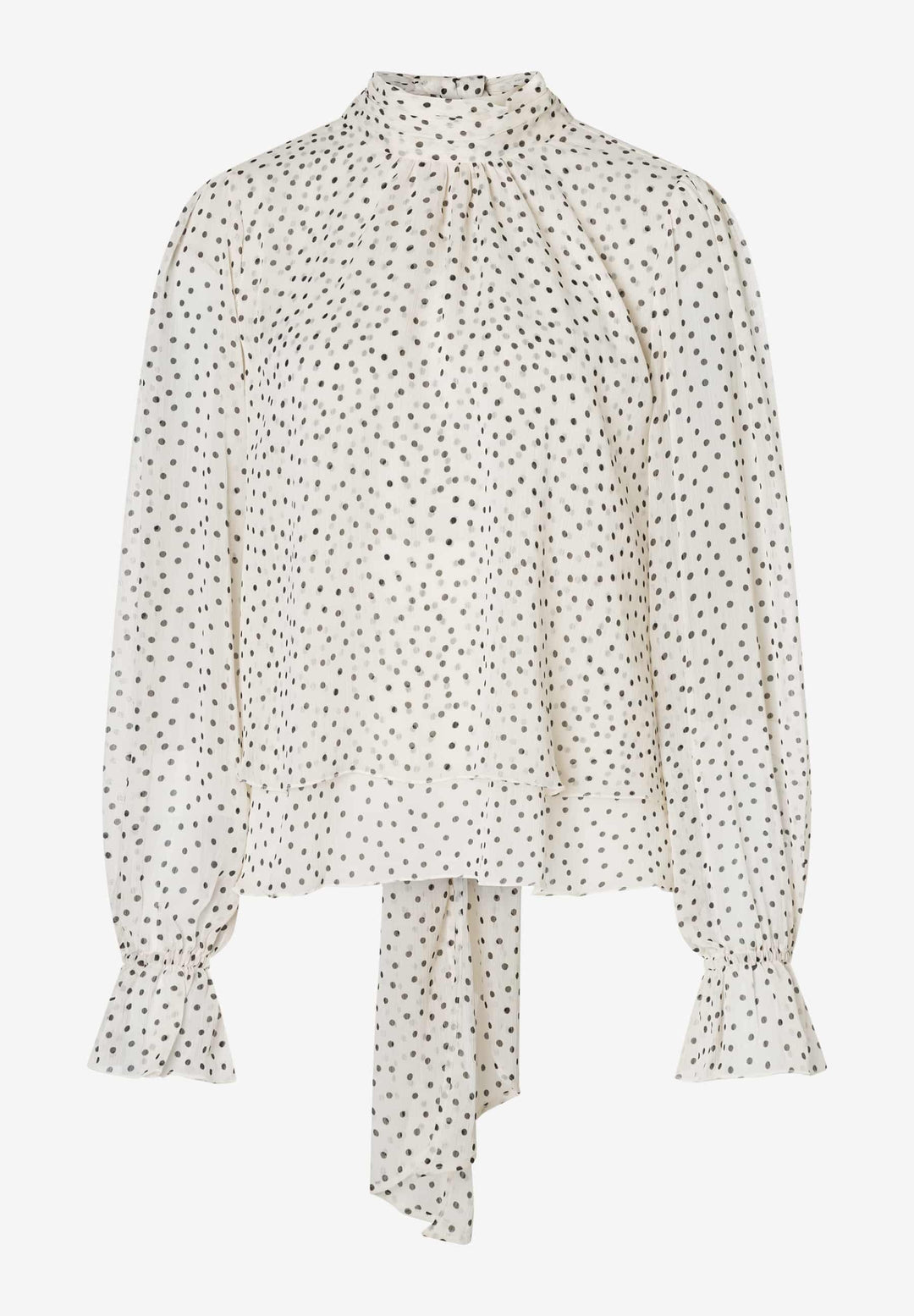 Chiffon Dot Blouse, fancy little dots print 2041 Bild 1