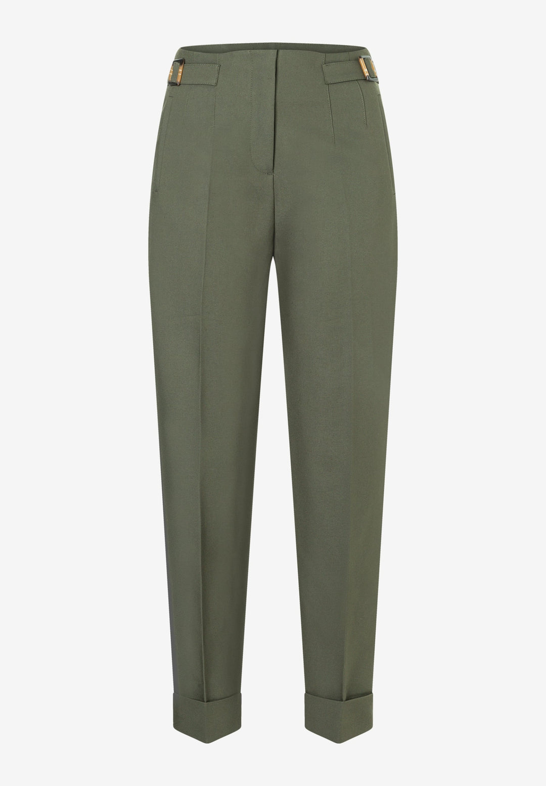 CO - PES Stretch Cigarette Pants, forest green 0689 Bild 1